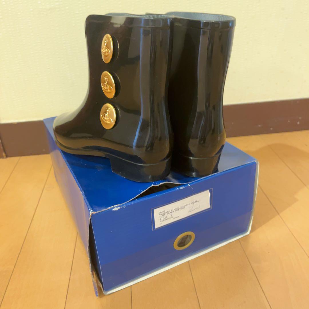 vivienne westwood melissaコラボ　レインブーツ