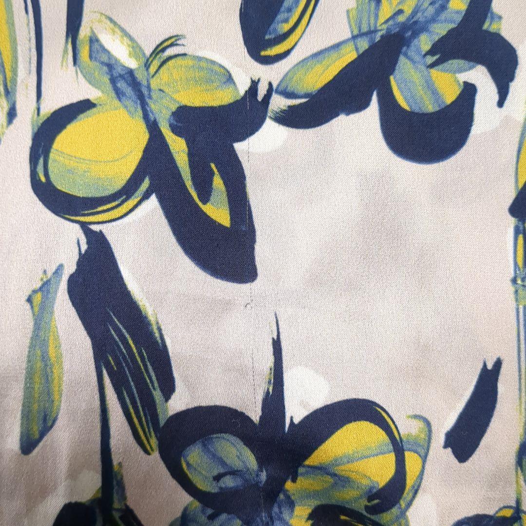 トゥモローランドコレクション　フラワープリント ブラウス　36