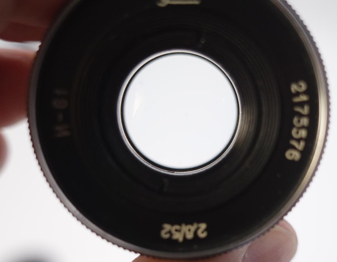 75　インダスター61 　10枚絞りゼブラ　52ｍｍｆ2.8　オールドレンズ