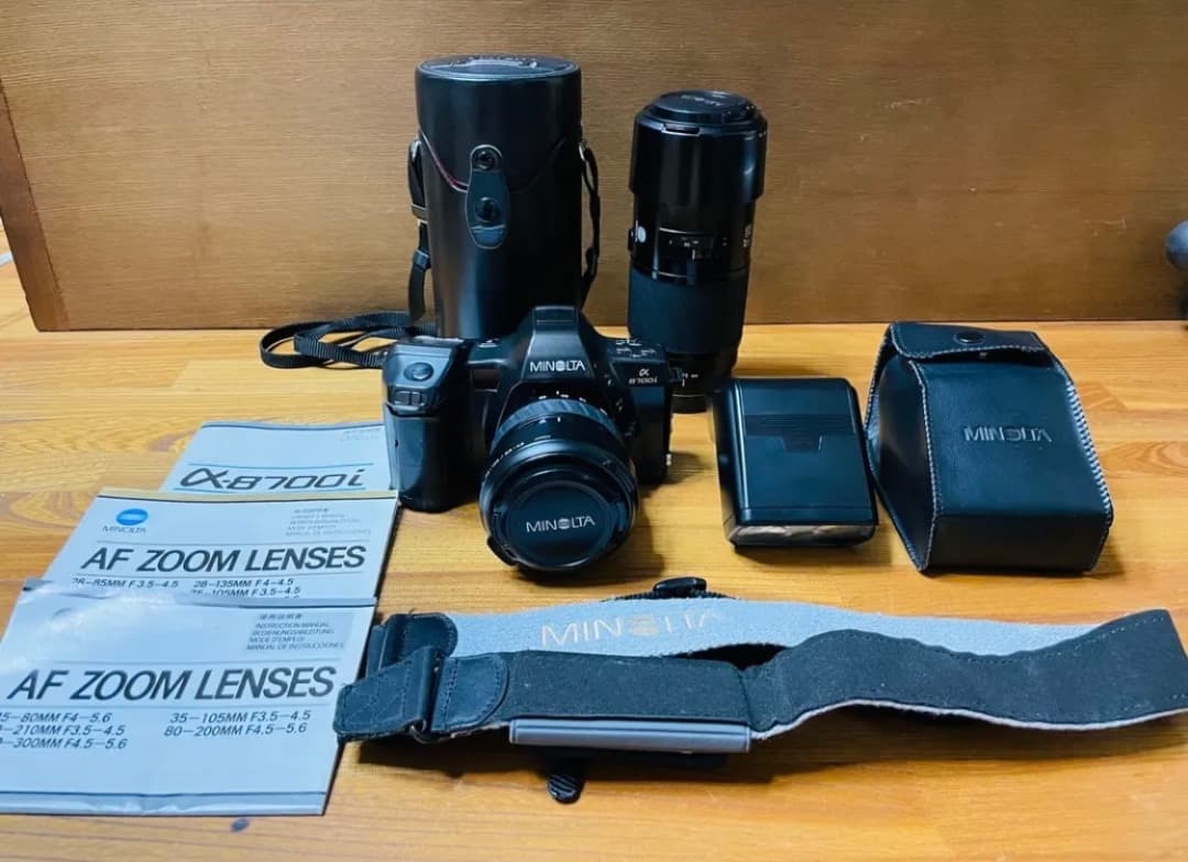MINOLTA a-8700i ＆ AFレンズ 75-300 一眼カメラ