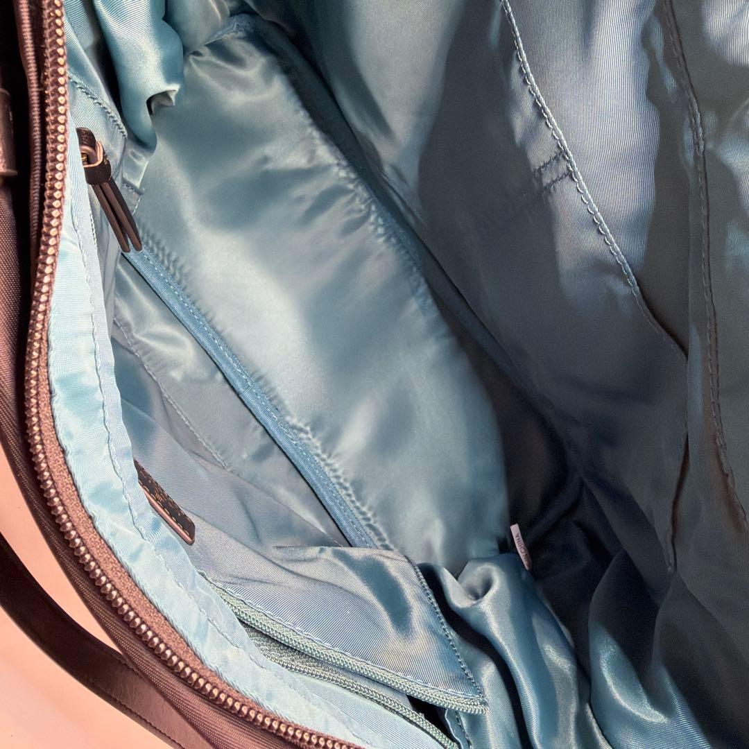 美品 ランバンオンブルー LANVIN en Bleu ショルダーバッグ リボン