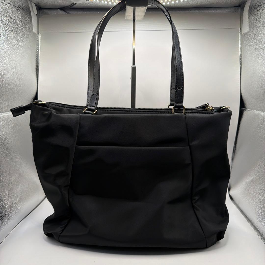 美品 ランバンオンブルー LANVIN en Bleu ショルダーバッグ リボン