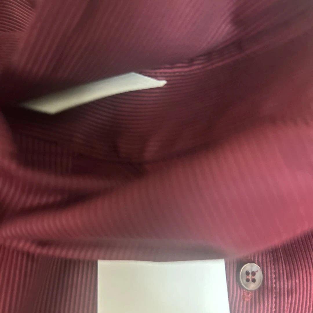 【タグ付未使用】ドルチェ&ガッバーナ gold ドレスシャツ ストライプ　赤