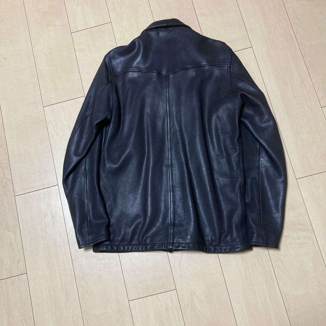 美品！定価１０万ヒステリックグラマー憧れのコーチレザー黒ジャケット逸品プレミア