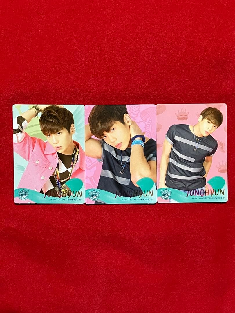 SHINee JONGHYUN 公式トレカ3枚セット