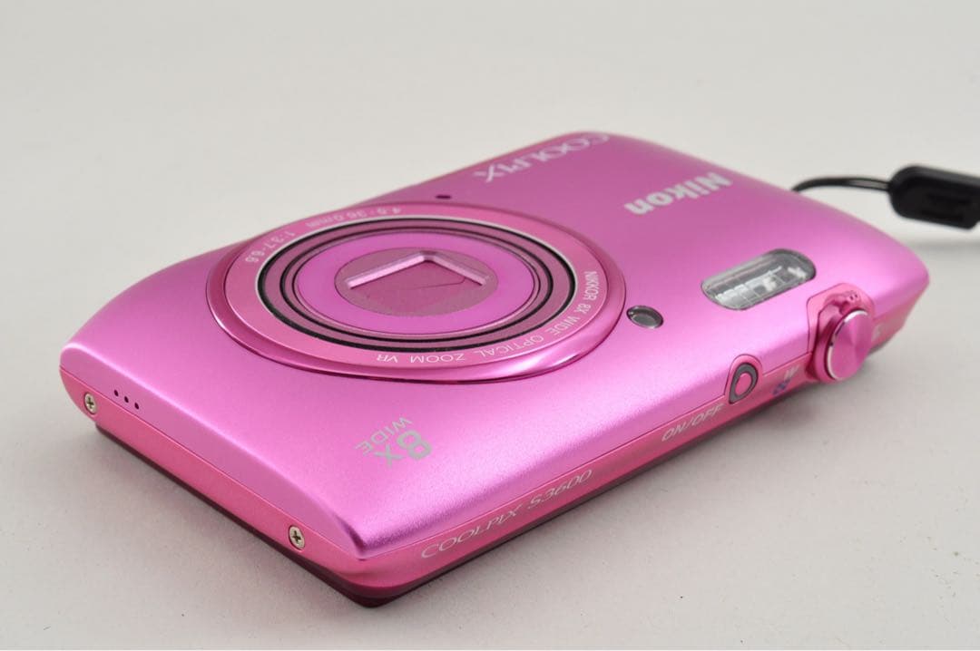 美品　Nikon COOLPIX S3600 ニコン クールピクス　ピンク
