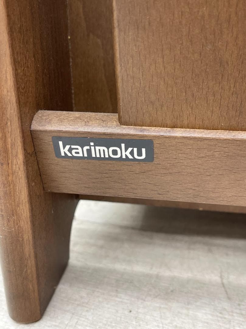 karimoku カリモク スリッパラック シューズラック 6段 花台 玄関収納