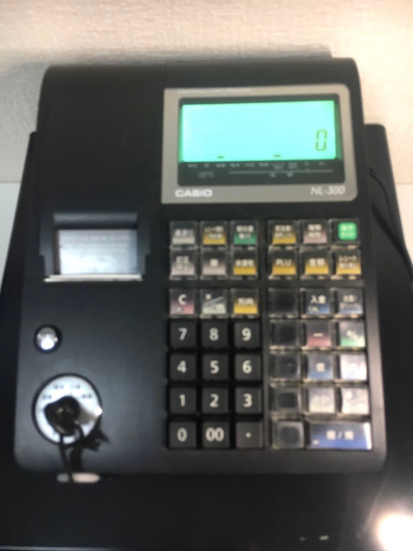 【動作確認済】 CASIO レジスター TE-340/ NL-300 ブラック