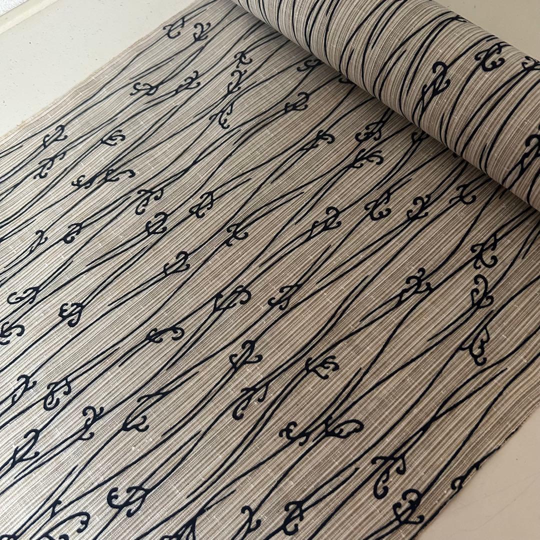 yk616 竺仙 本染 浴衣 反物 生地 リメイク 綿紬