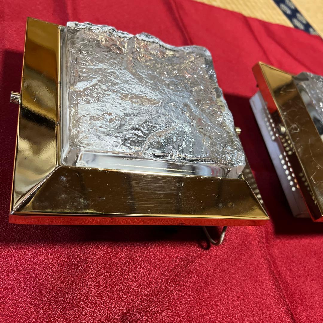 バス　ダウンライト2個セット　ゴールドメッキ