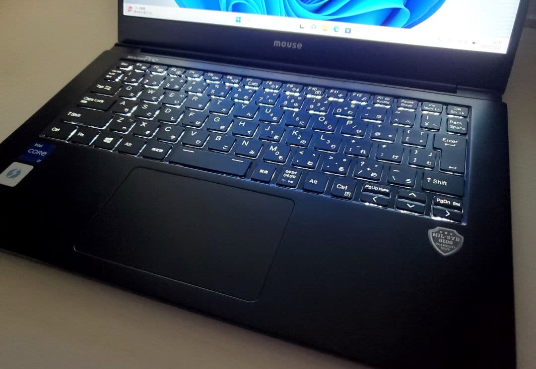 mouse NB420 第11世代Corei7 16GB 512GB フルHD