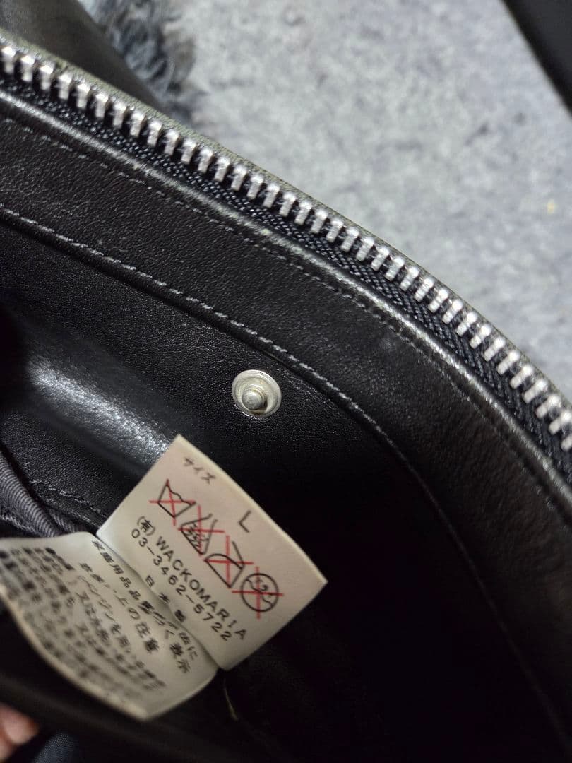 あんこ  ワコマリア　G-1 レザージャケット