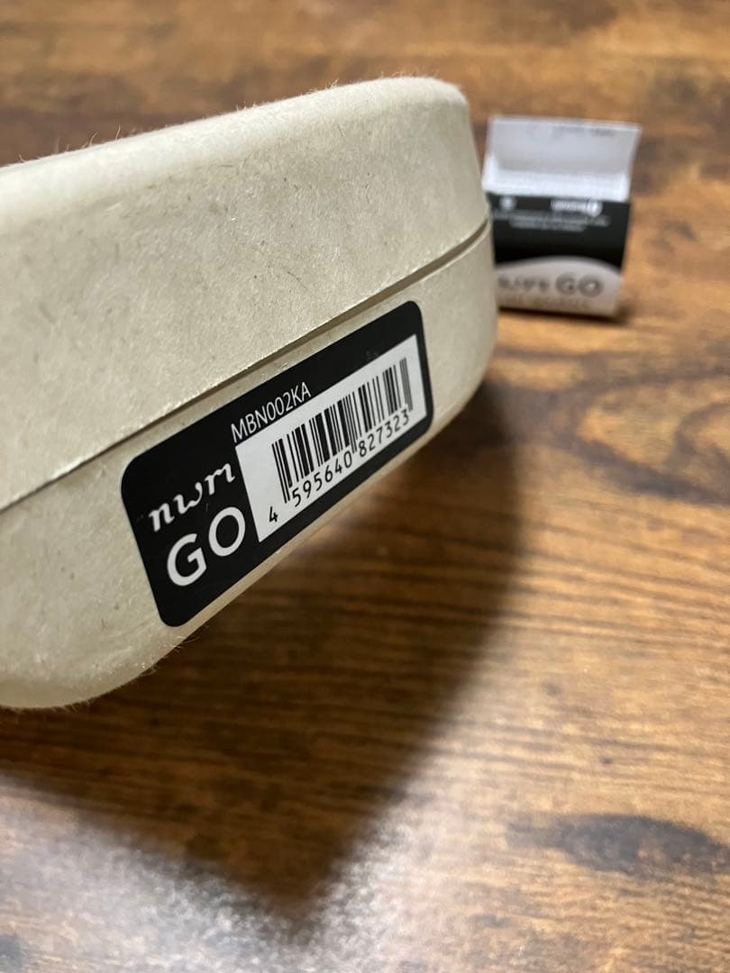 nwm GO ワイヤレスイヤホン フォグブラック