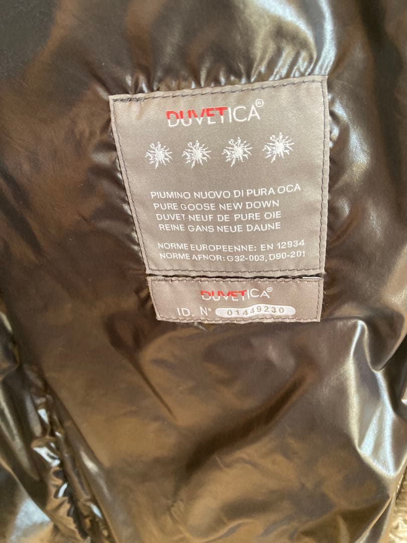DUVETICA ファー付きダウンジャケット 40