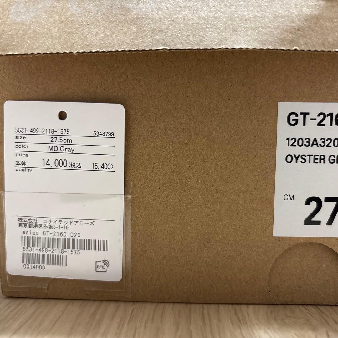 ★週末値下げ！新品未使用＆タグ＆箱付き！asics GT-2160
