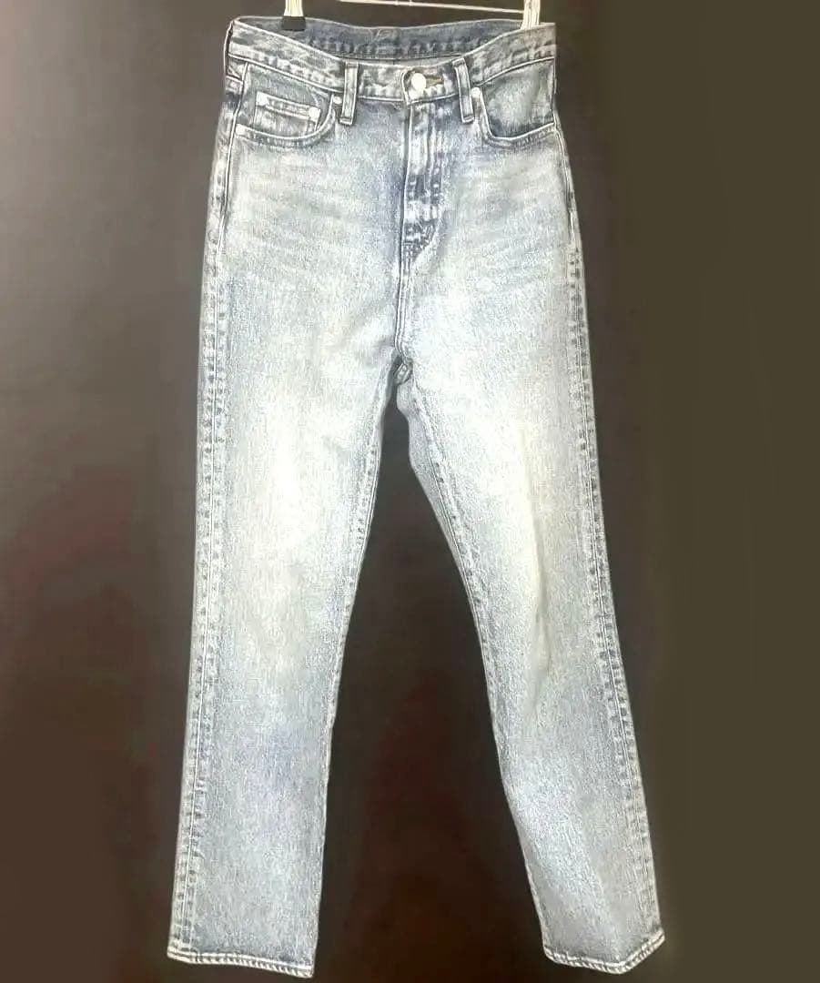 未使用❤️ anuans アニュアンス　スリムストレートデニム　ライトブルー　2