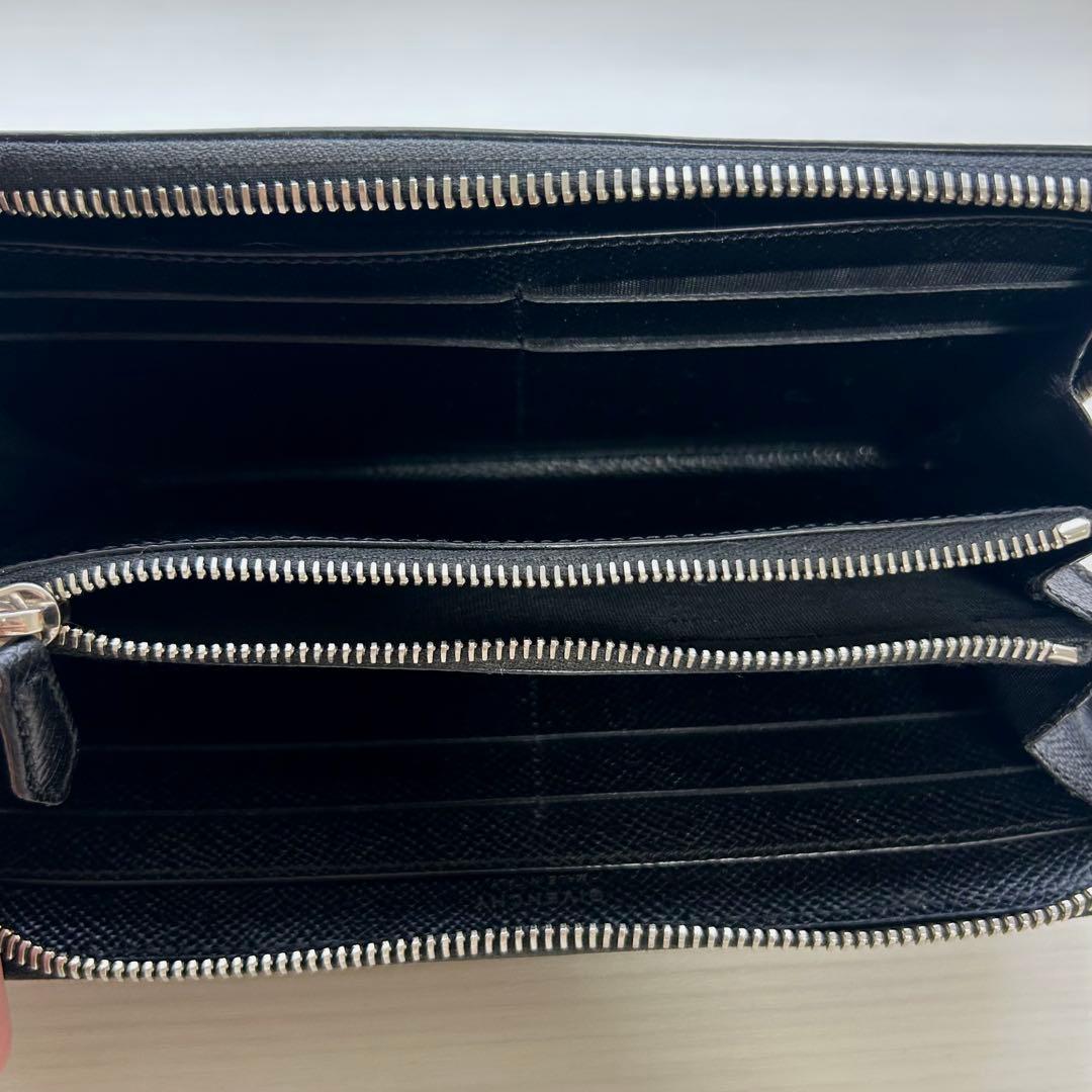 GIVENCHY(ジバンシー) 長財布 黒 ラウンドジップ