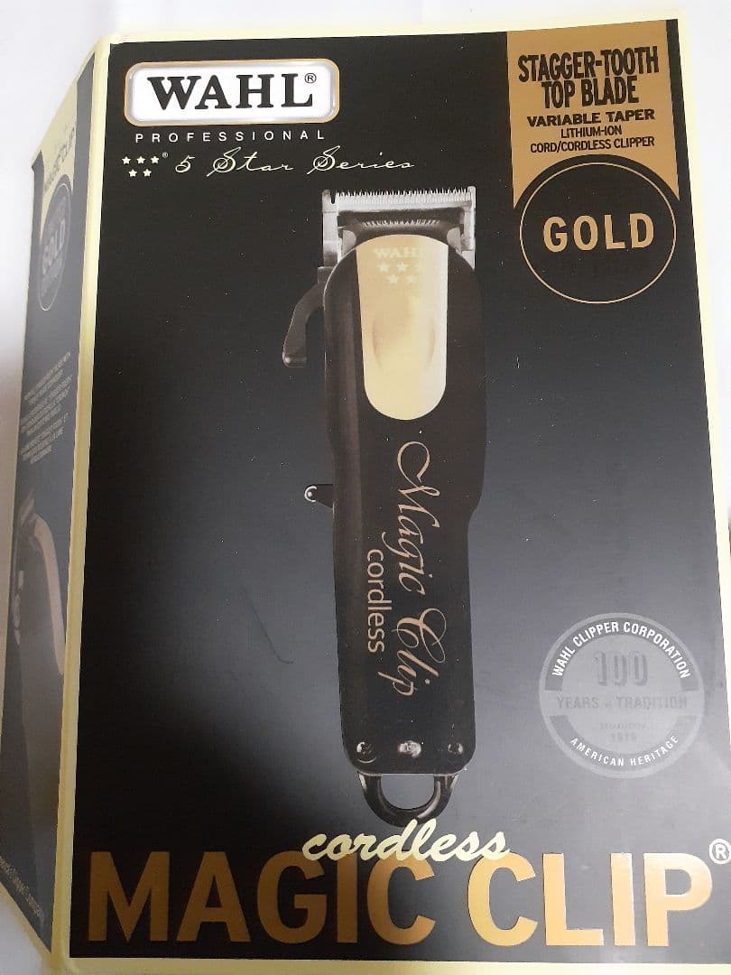 WAHL 5star マジッククリップ　コードレスゴールド バリカン