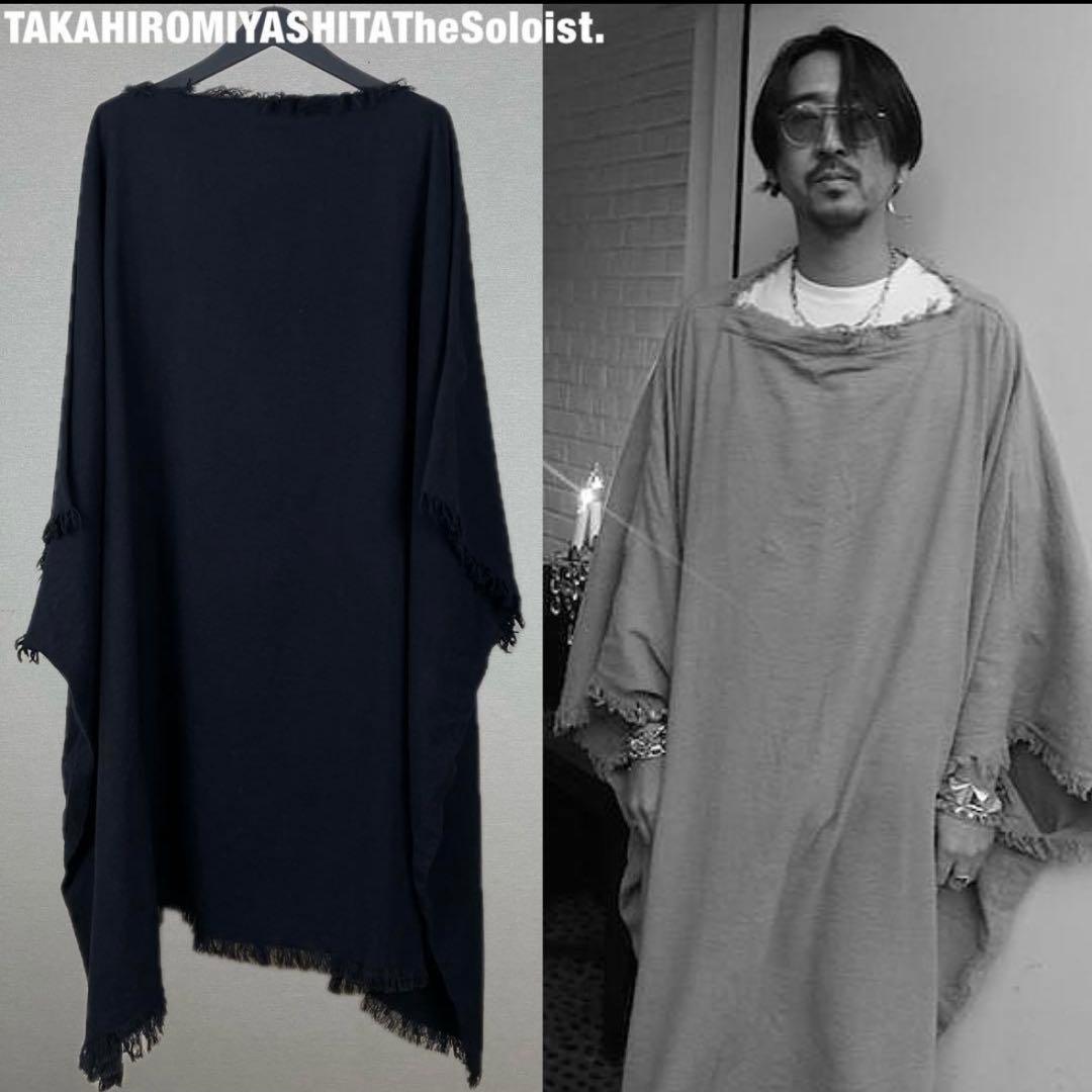 宮下着 soloist. 15ss sg.0247 シルクコットン ポンチョ