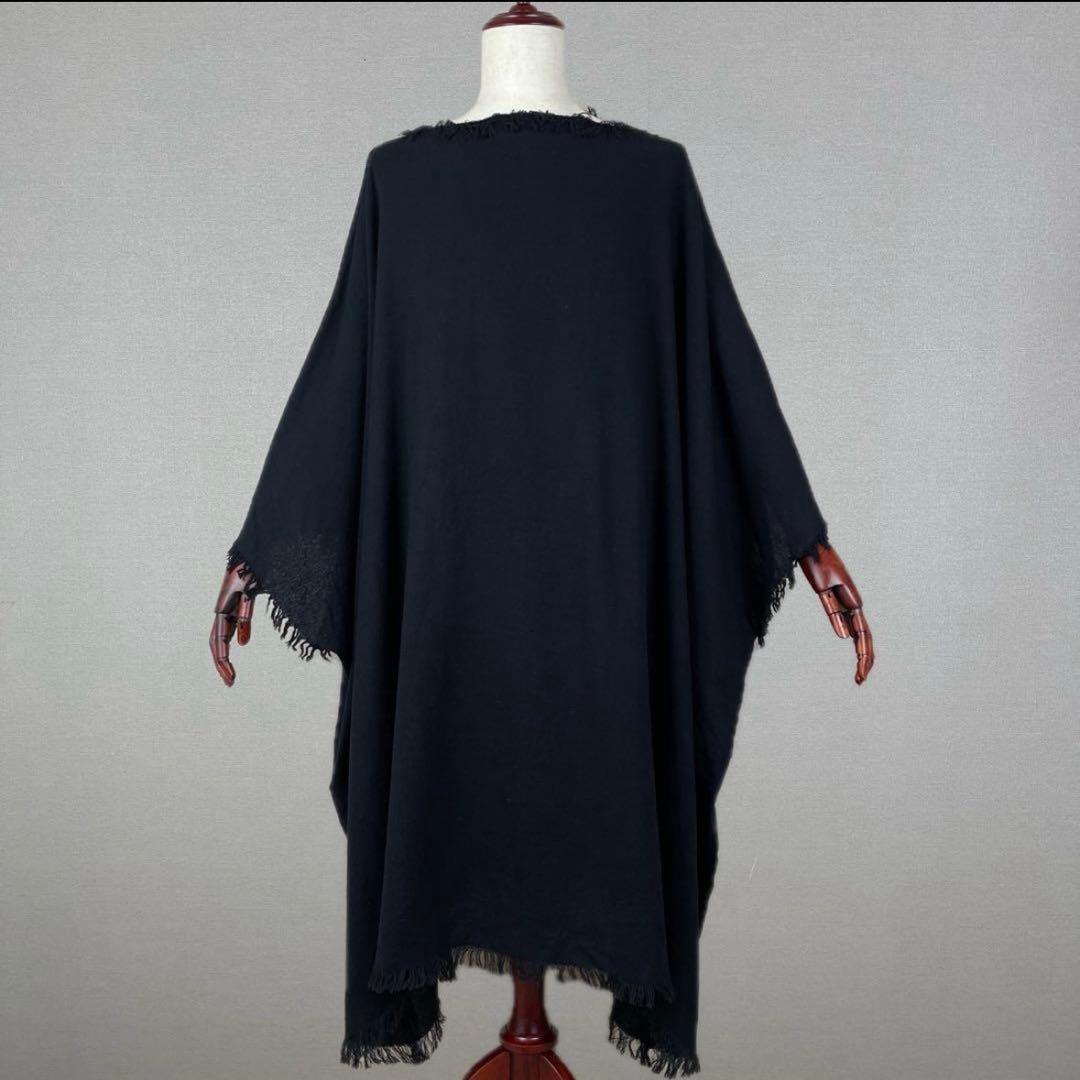 宮下着 soloist. 15ss sg.0247 シルクコットン ポンチョ