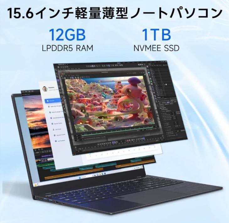 Akocrsiy ノートパソコン 15.6インチ / Windows 11