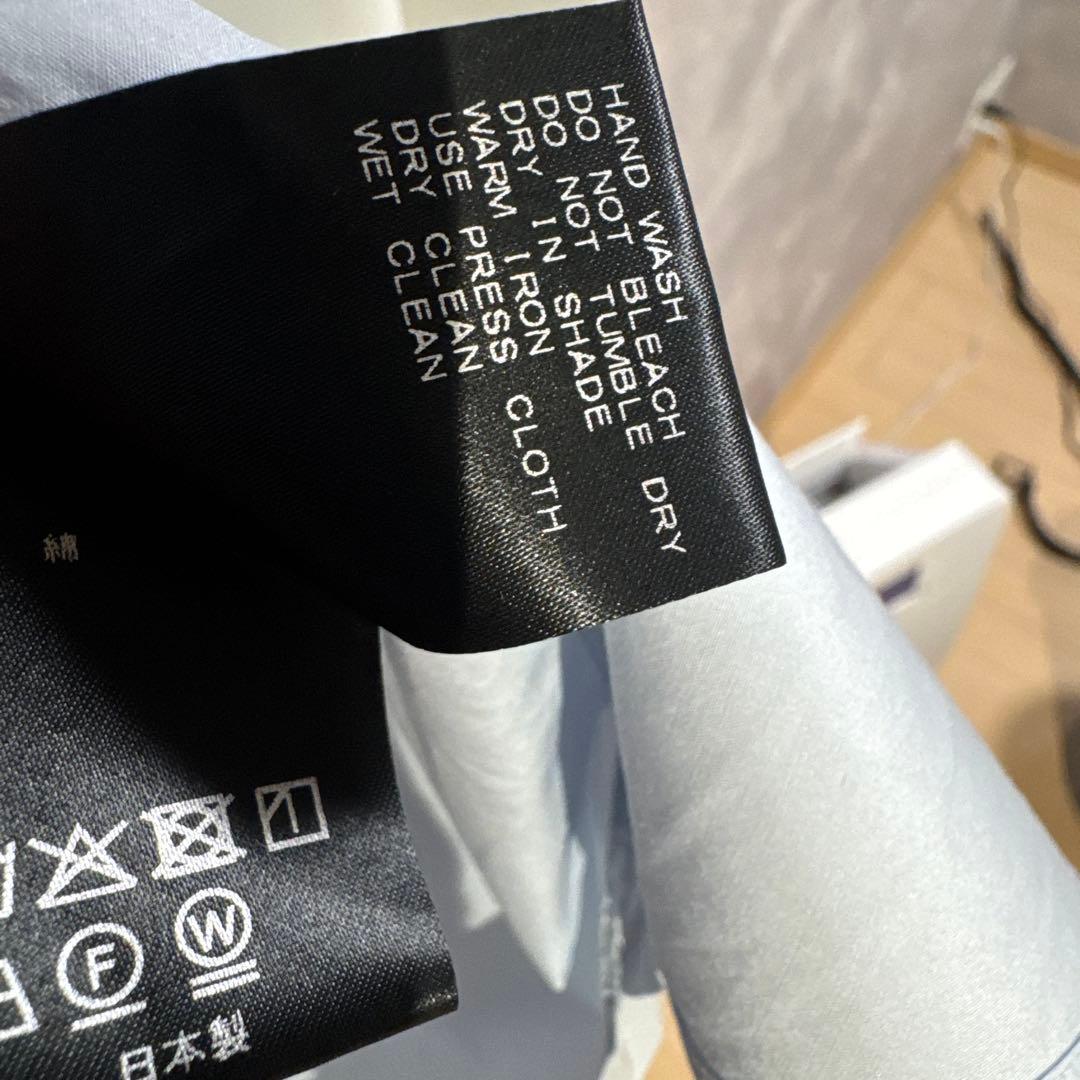 ssstein オフブルー 長袖シャツ Sサイズ