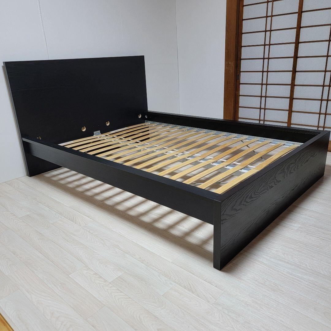 定価:56,990円 ikea malm 収納4個付 ダブルベッド