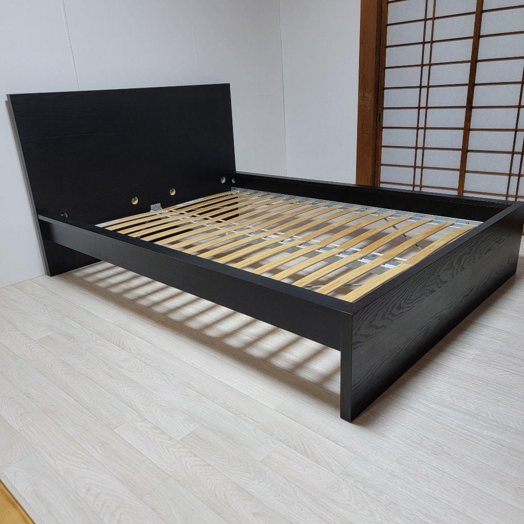 定価:56,990円 ikea malm 収納4個付 ダブルベッド