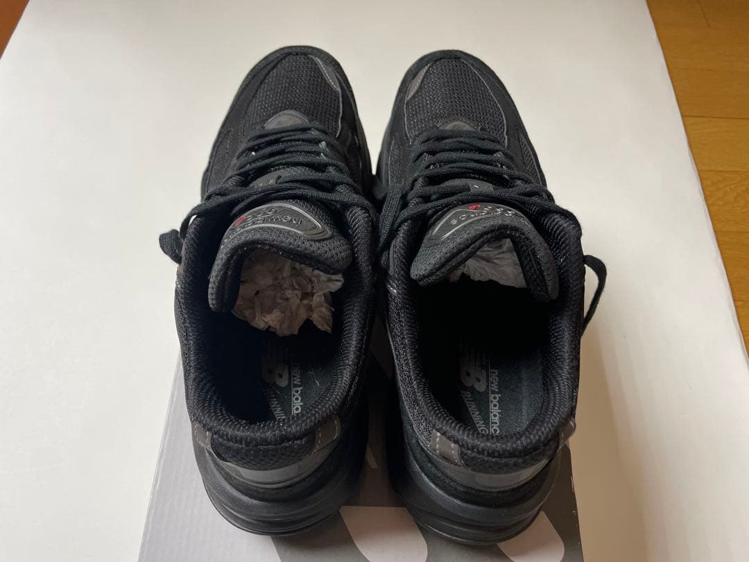New Balance U990BB6 トリプルブラック 28.0