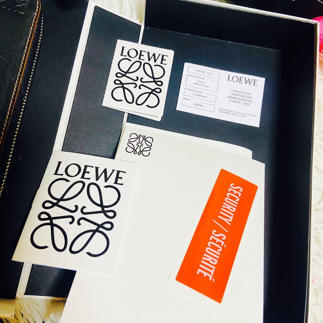 付属品完備✨LOEWE✨ロエベ ✨財布✨パズル✨カーフレザー✨ブラック✨箱付き✨