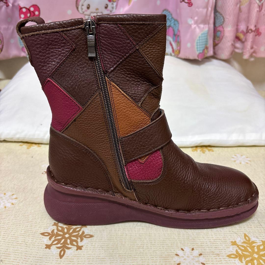 ま*め様 エスタシオン　ブーツ　25センチ　新品未使用　箱付き