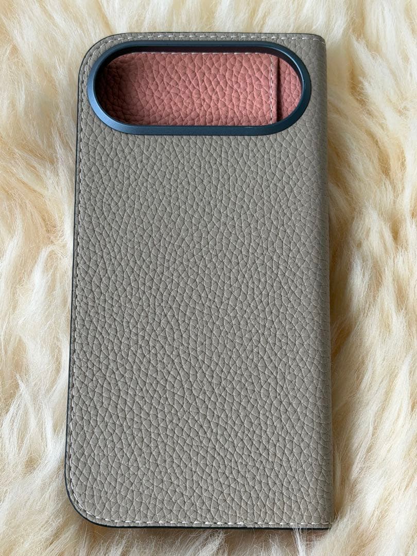 ボナベンチュラ iPhone Air バックカバーケース シュリンクレザー