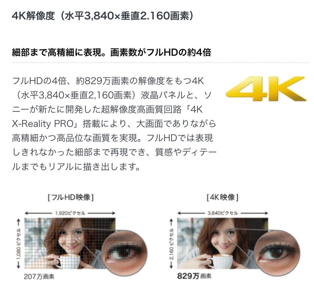 最終値下げ 訳あり：KD-65X8500A テレビ ブラビアソニー　B-CAS付