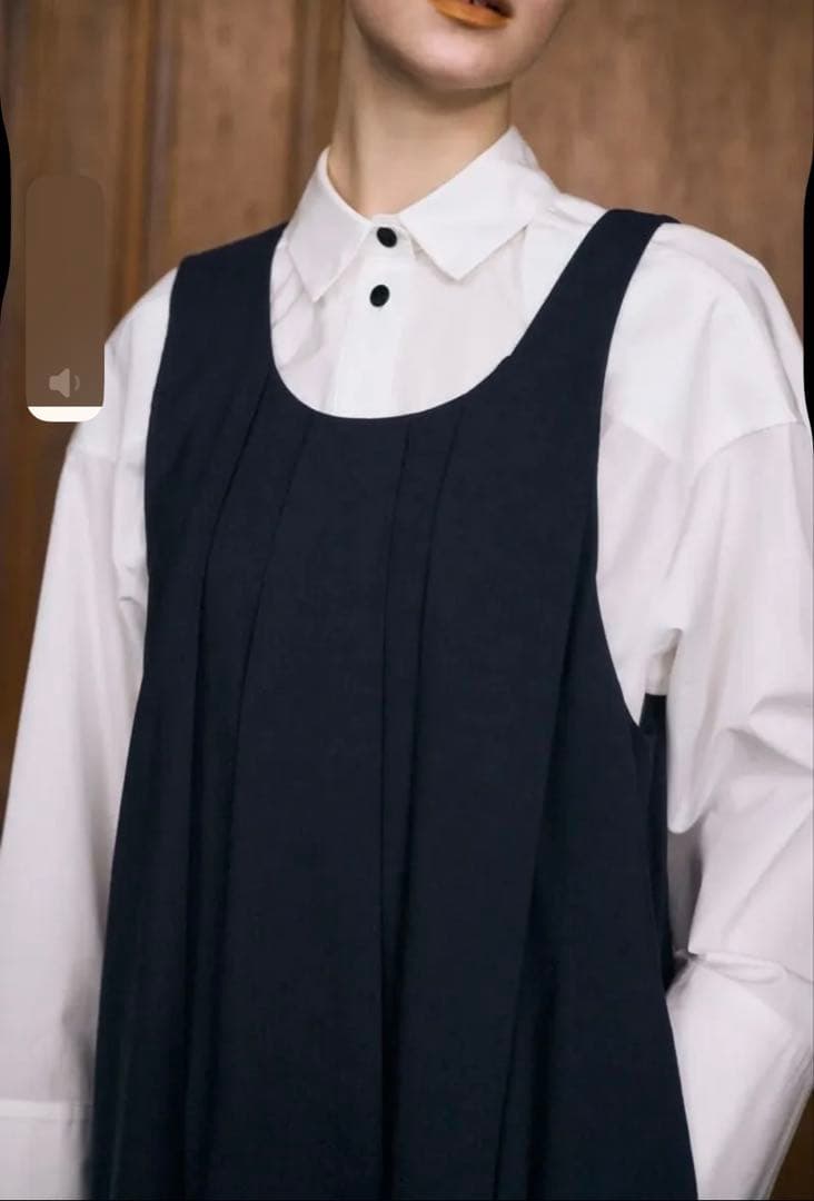 今期エンフォルド最新作★ 新品未使用TUCK JUMPER-SKIRT匿名発送