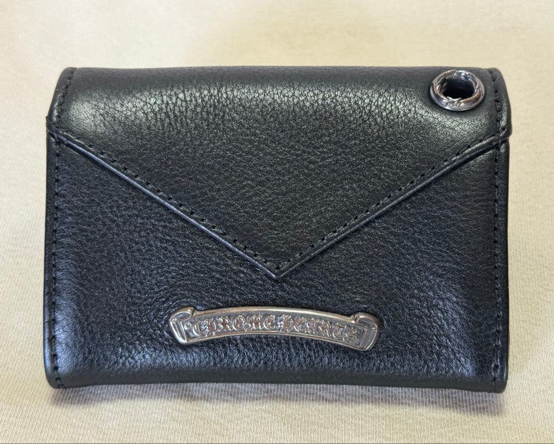 【新品 未使用】クロムハーツ　タイニー ウォレット 財布 ケース レザー