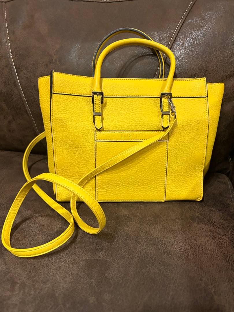 フォクシーＤＡＳＹＬＩＮＦＯＸＥＹ黄イエローハンドバッグショルダー34825