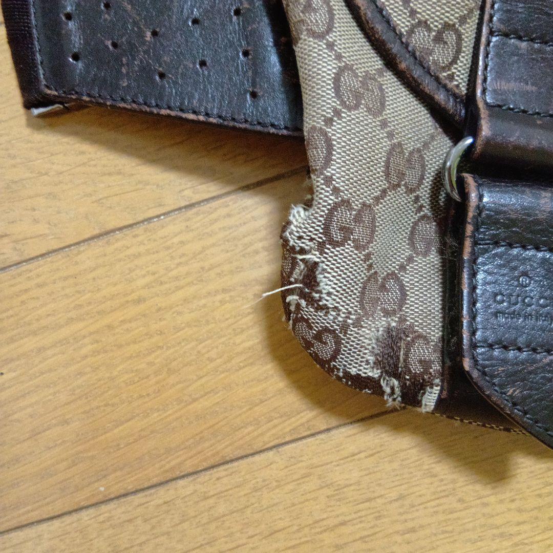 GUCCI グッチ GGキャンバス ウエストバッグ （ボディバッグ）