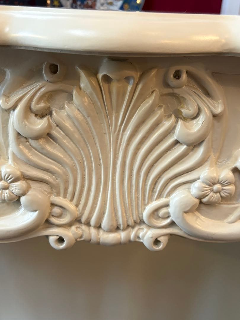 マントルピース アイボリー　フレンチ ロココ調