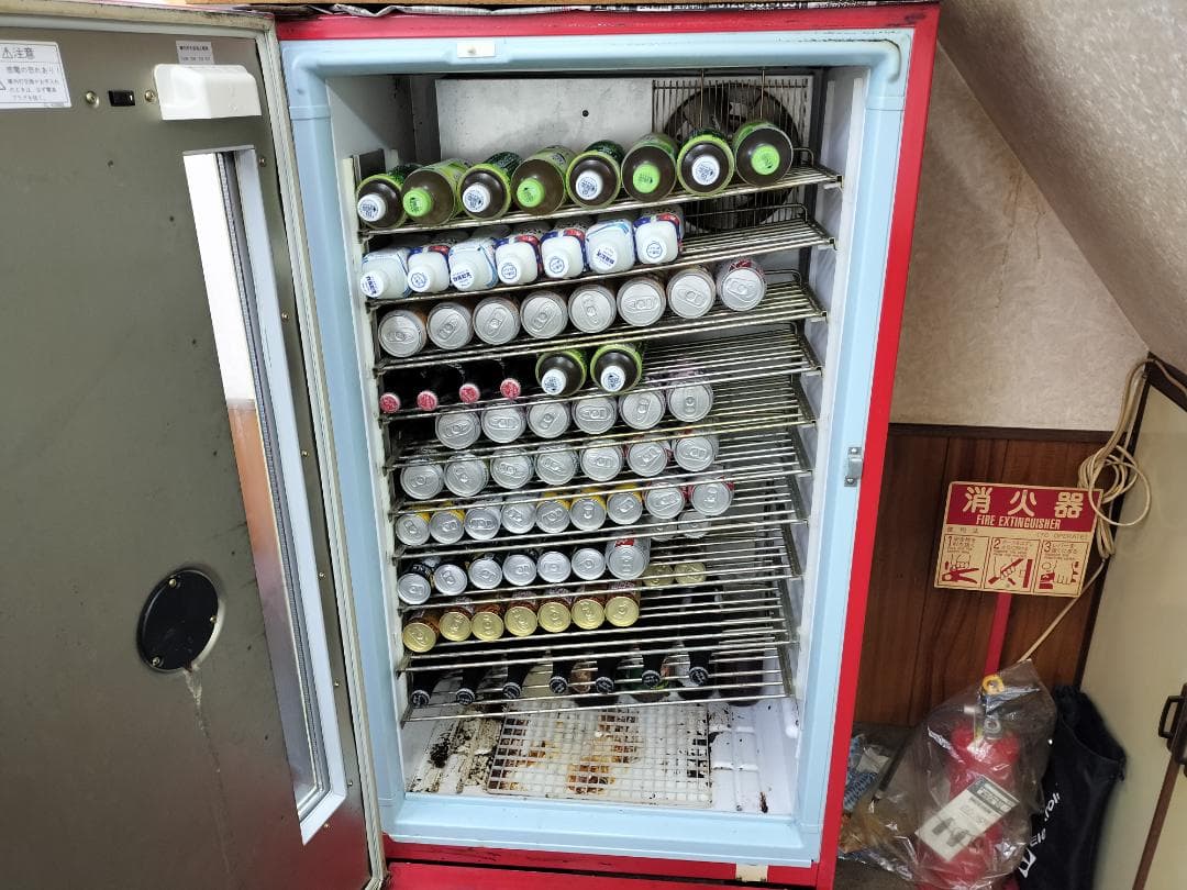 昭和レトロ！ 業務用 Coca-Cola 冷蔵庫　鍵付き！動作確認済！送料込み！