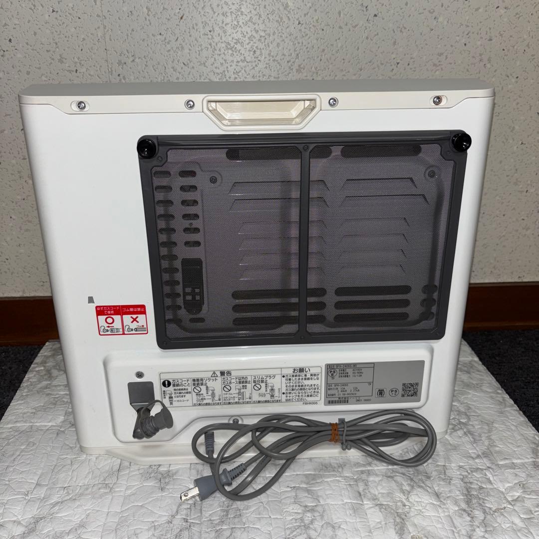 【2021年製】ノーリツ　ガスファンヒーターGFH-2406S-W5都市ガス用