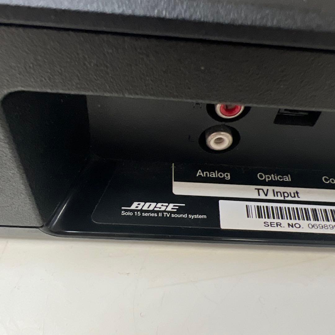BOSE SOLO 15 series II TV サウンドシステム
