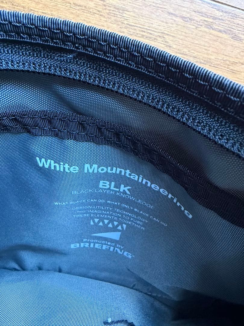 未使用級 WHITE MOUNTAINEERING BRIEFING サコッシュ