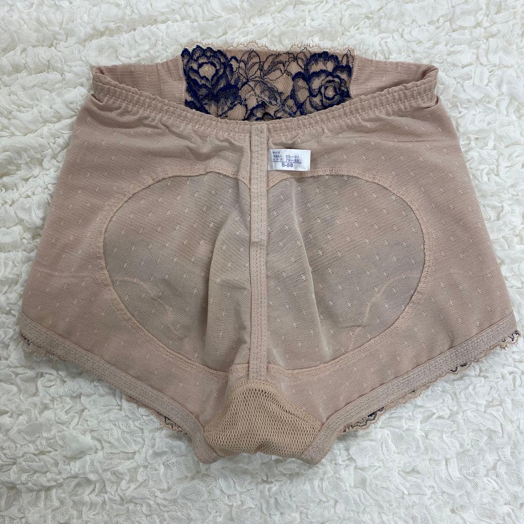 マルコ 補正下着 ショート ロングガードル S-58 デコルテリュミエス ロゼ