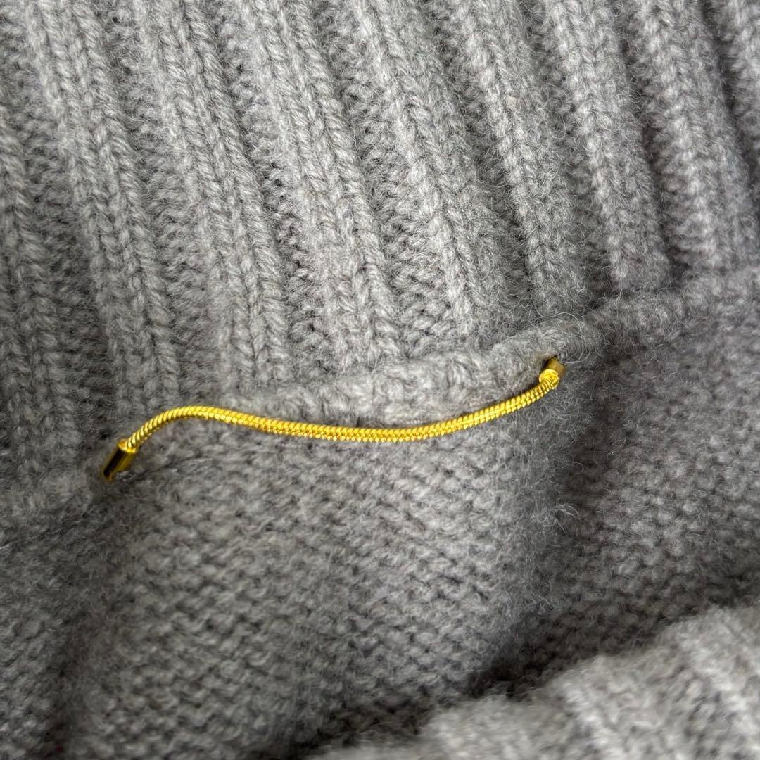 【美品】ドゥーズィエムクラス ミドルゲージタートルニット セーター F