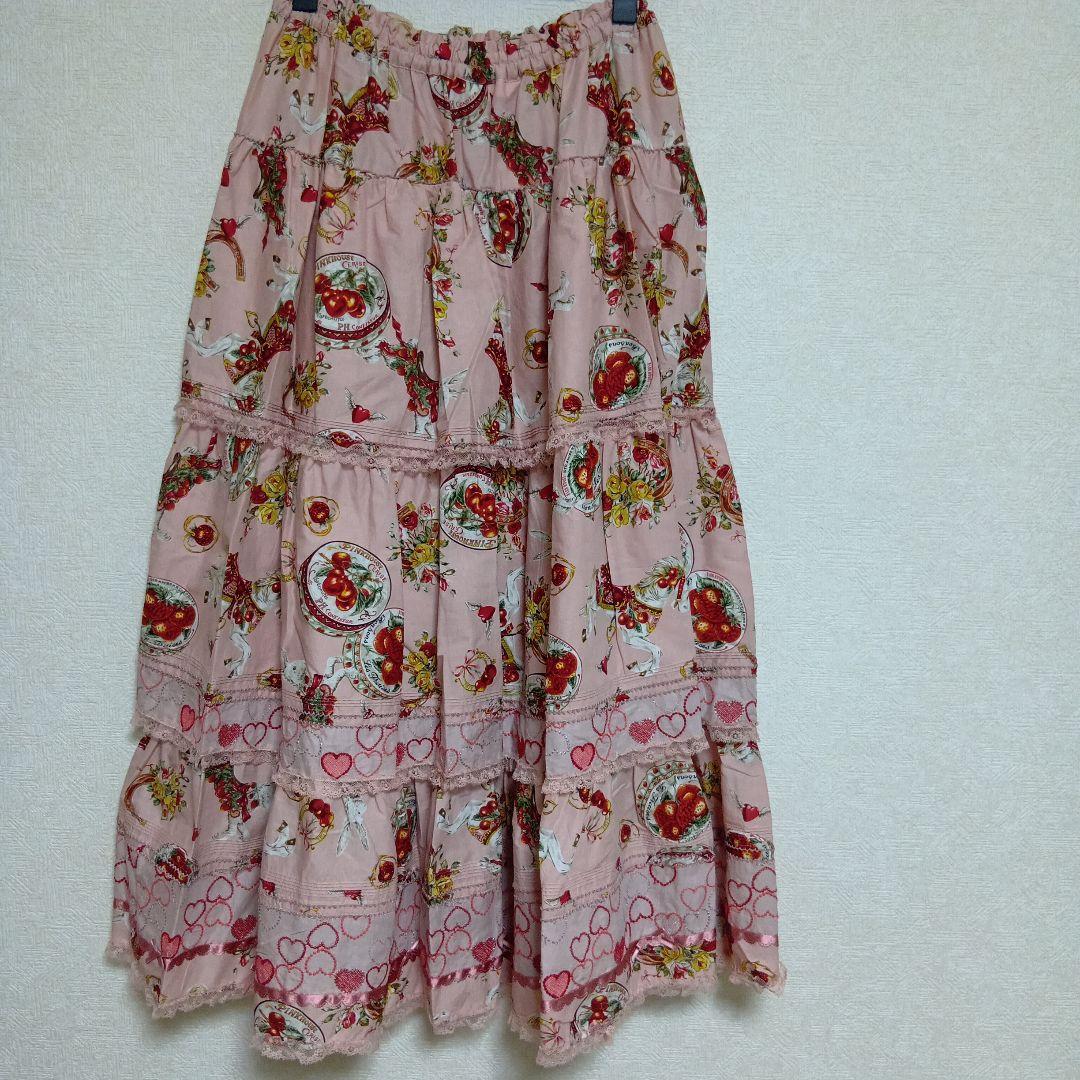 ピンクハウス　フレアスカート　カルーセル