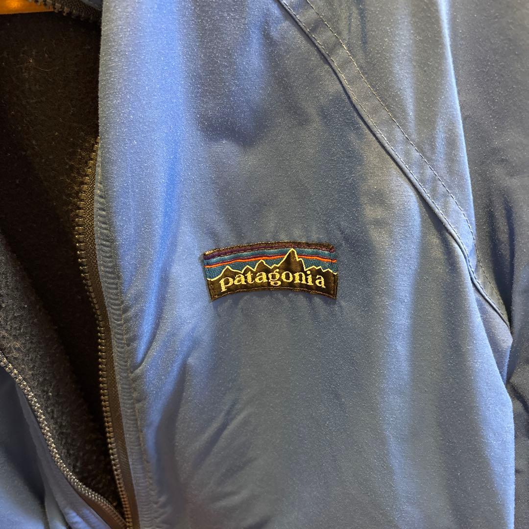 パタゴニア 80s デカタグ シェルドシンチラ　ジャケット ブルー
