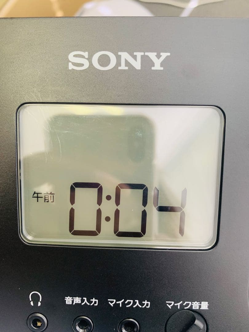 【美品】SONY CDラジカセット レコーダー CFD-S401 ラジオ 黒