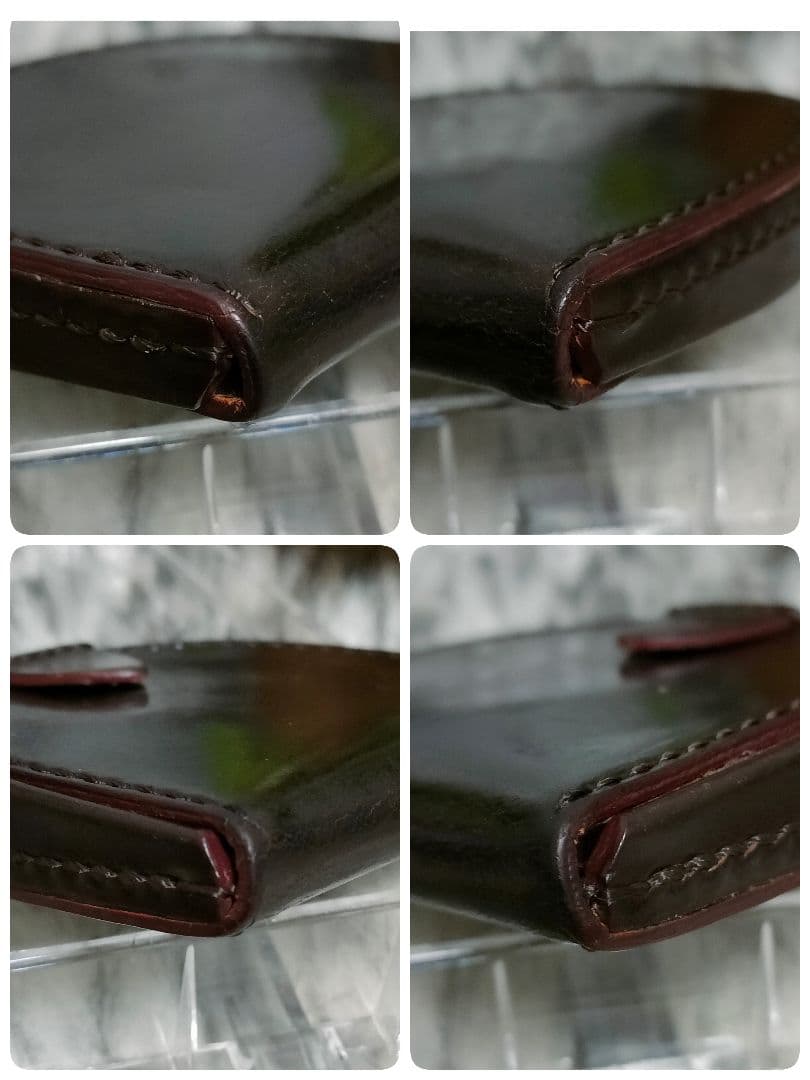 ガンゾ ケース ブラック コードバン レザー GANZO 小銭入れ 革黒