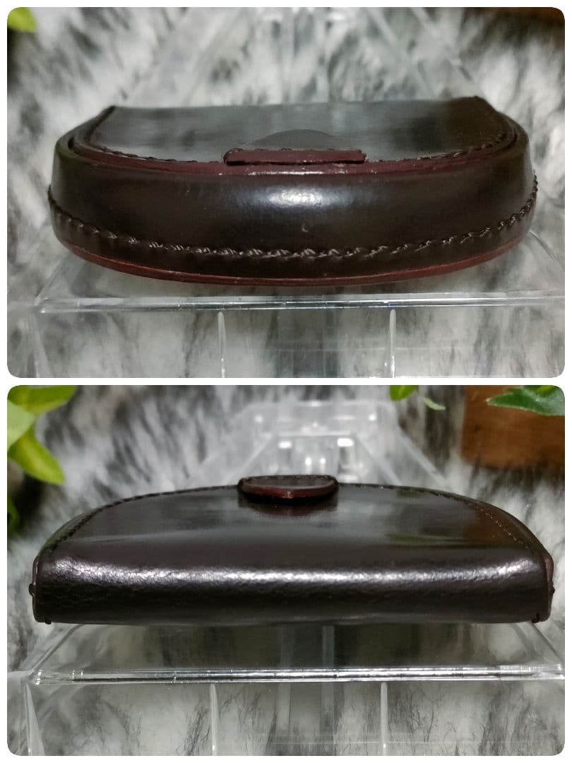 ガンゾ ケース ブラック コードバン レザー GANZO 小銭入れ 革黒