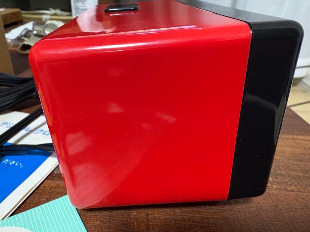 SEIKO パタパタ時計 昭和レトロ RED&BLACK DP690T